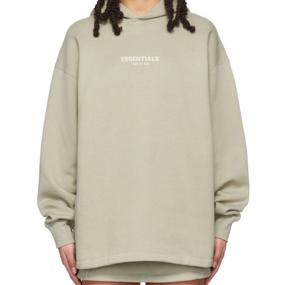 XL Essentials Green Relaxed Hoodie